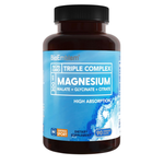 BioEmblem Triple Complex Magnesium 300mg – Malate + Glycinate + Citrate | 90 Veggie Caps