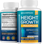 Silverpeaks Height Growth Maximizer – Doctor Formulated Bone Growth Supplement | 60 Capsules