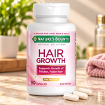 Nature's Bounty Hair Growth Supplement with Biotin – 90 Capsules
