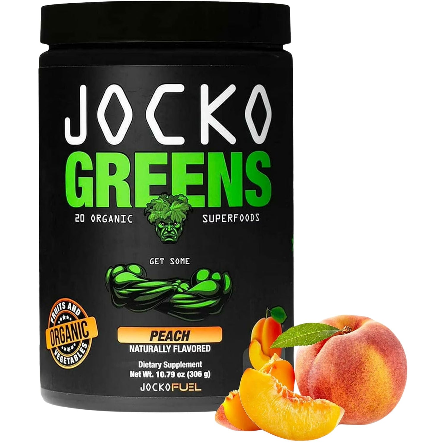 Jocko Greens Peach - Organic Superfood Powder