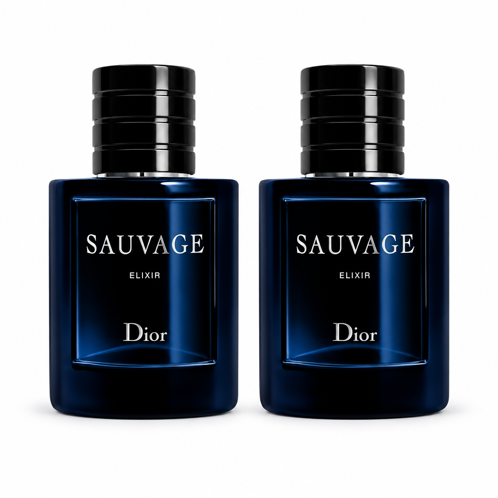2 perfume bottles