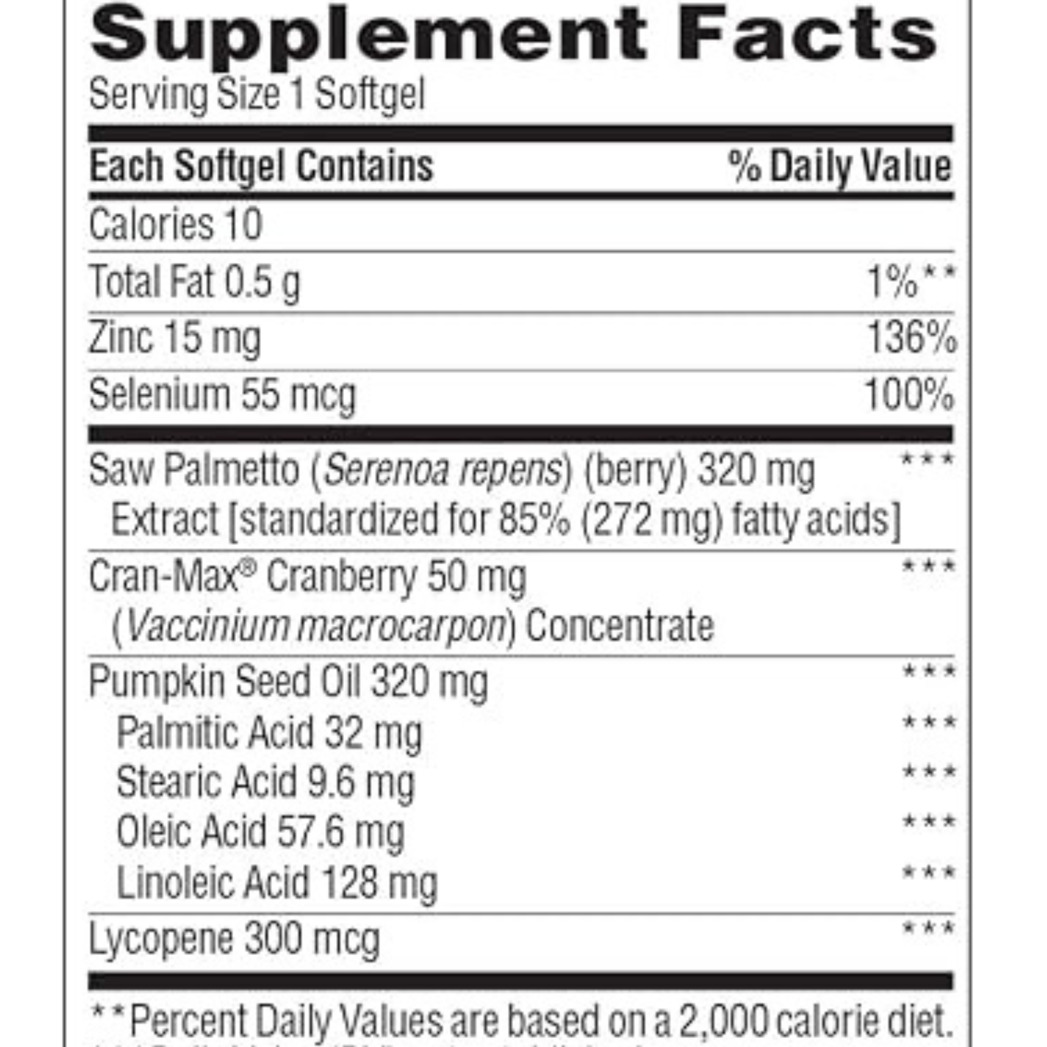 Trunature Prostate Plus Health Complex 250 Softgels