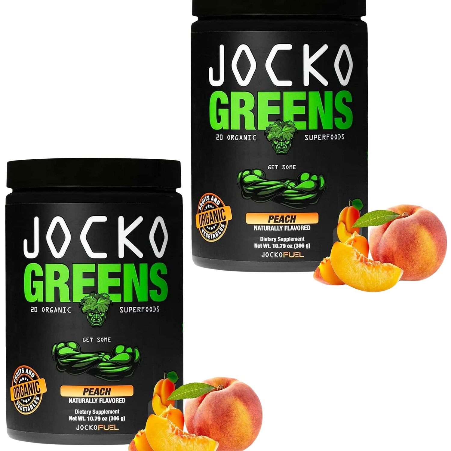 Jocko Greens Peach - Organic Superfood Powder