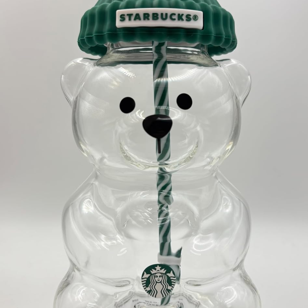 Starbucks Bearista Bear Glass Tumbler