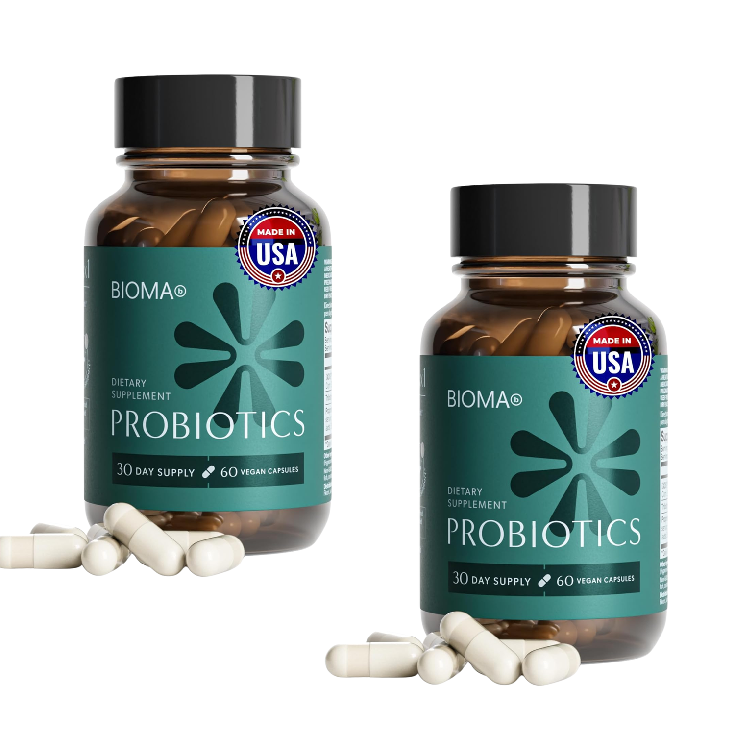 BIOMA Probiotics Digestive Health Supplement