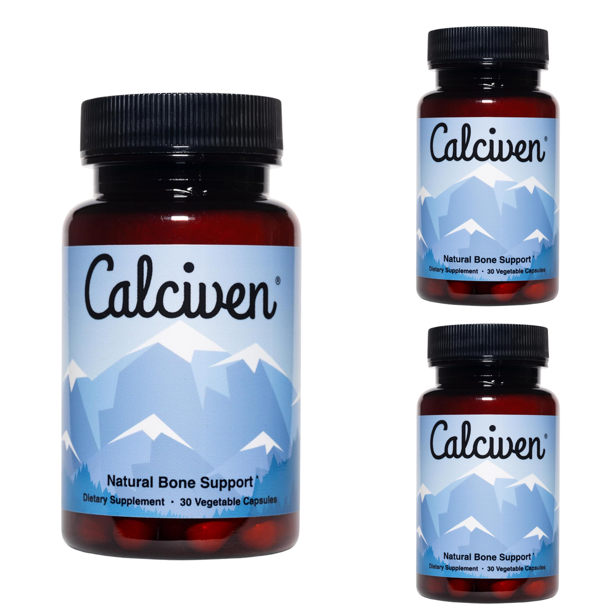 Calciven Advanced Bone Density Formula with Calcium, Magnesium, Boron, D3 & K2