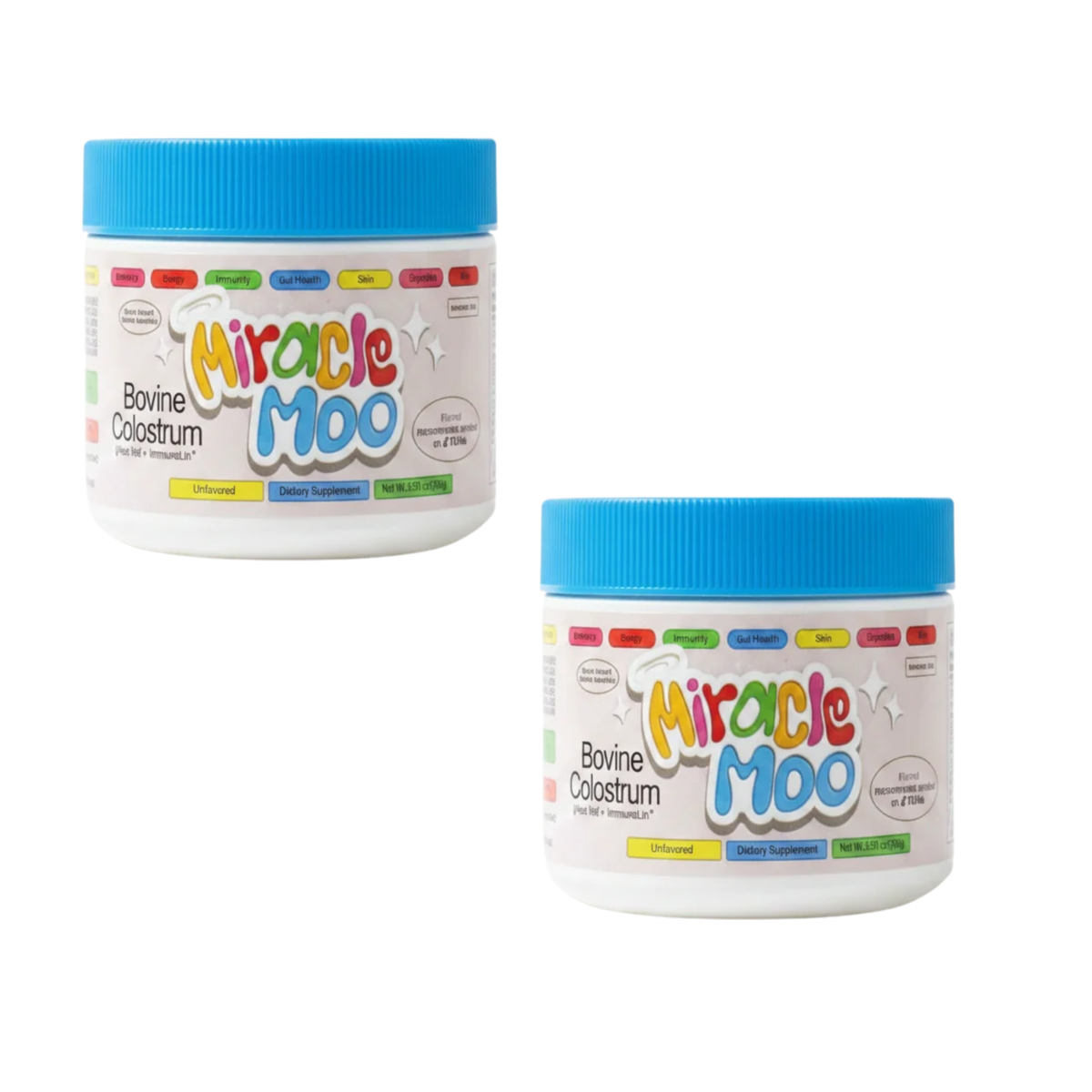 Miracle Moo Bovine Colostrum Supplement - Unflavored Powder