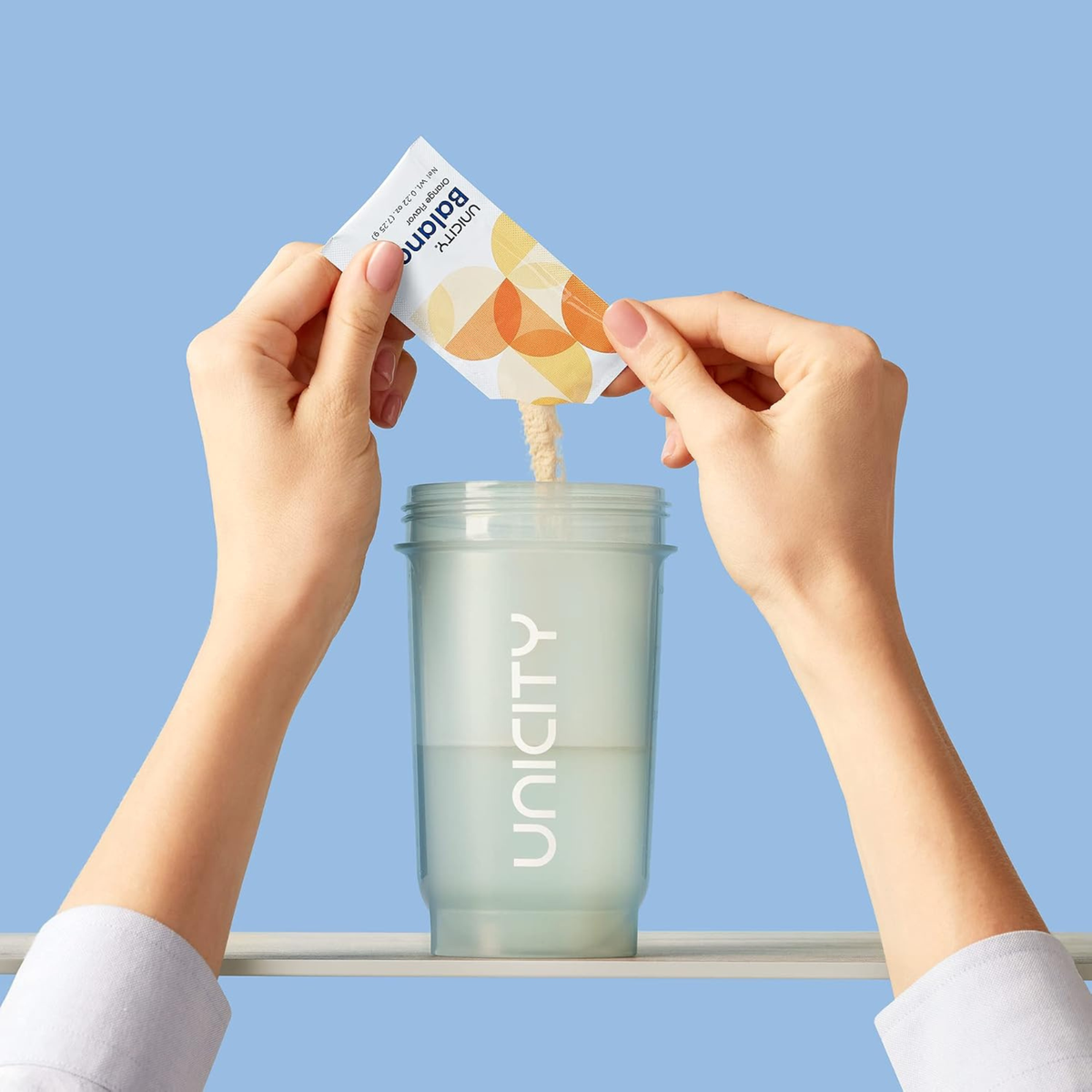 Unicity Balance Glucose and Cholesterol Support Drink Mix, Orange Flavor, 60 Packets