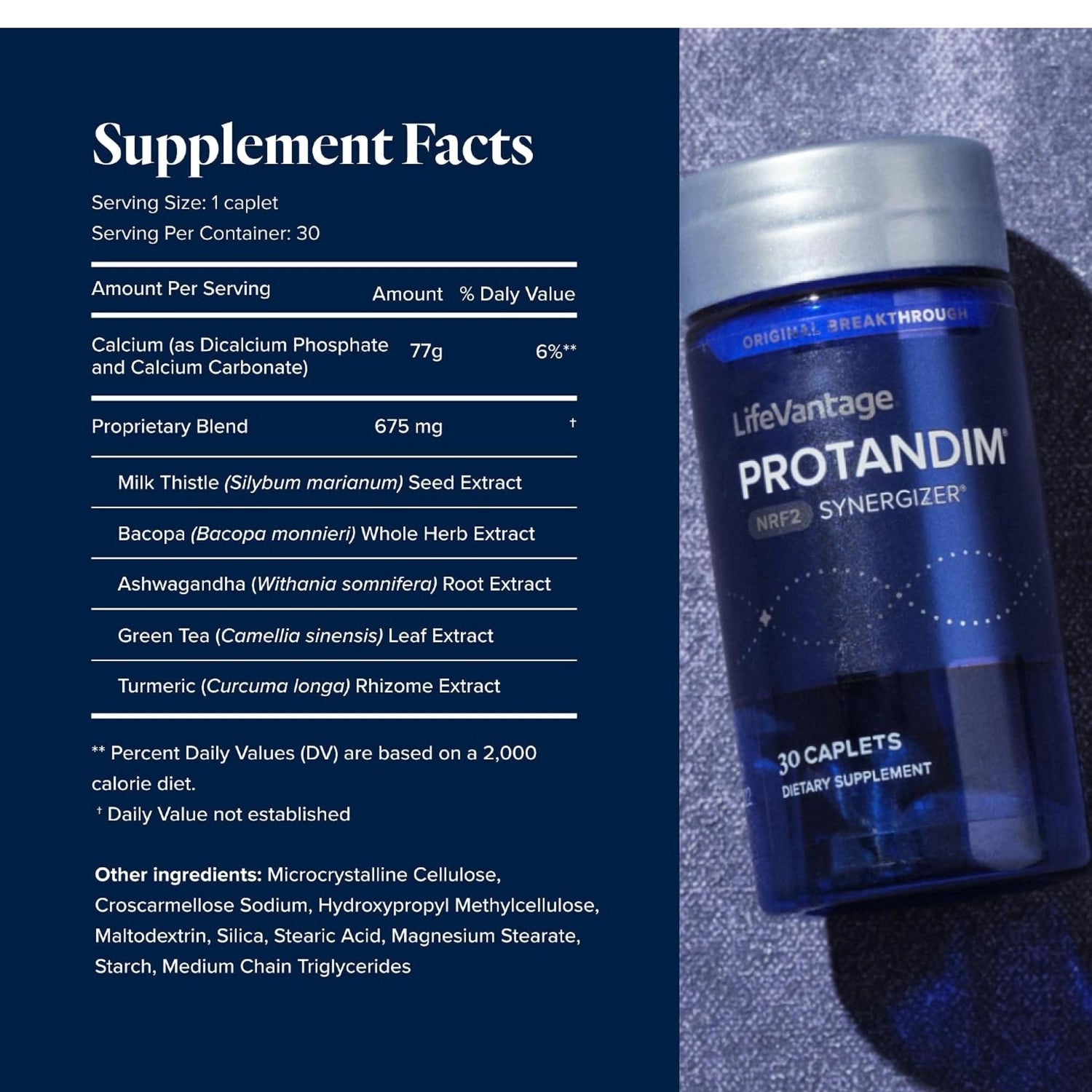 LifeVantage Protandim Nrf2 Synergizer 30 Caplets