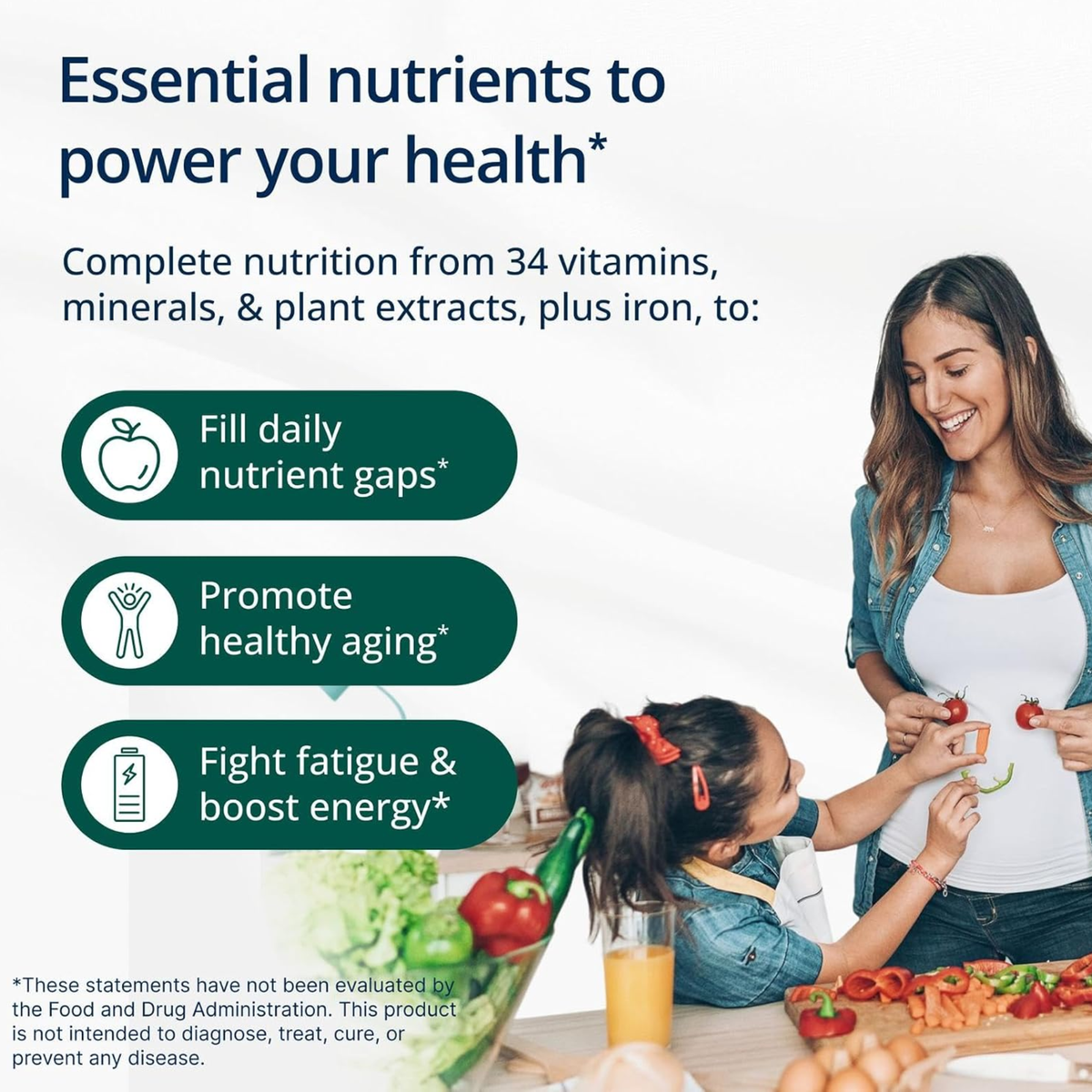 PhytoMulti® Multivitamin with Iron - 60 Tablets