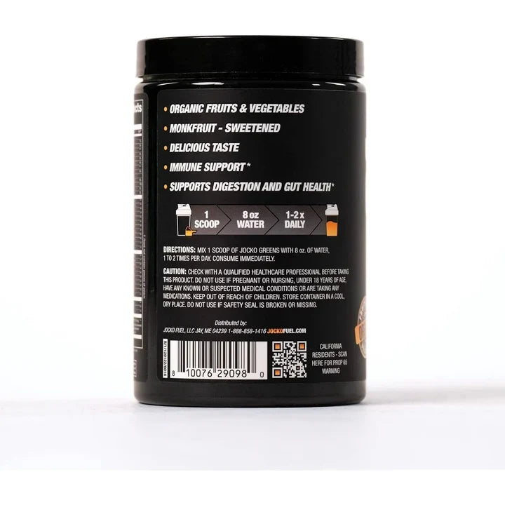 Jocko Greens Peach Organic Superfood Powder ( Pack of 3 )