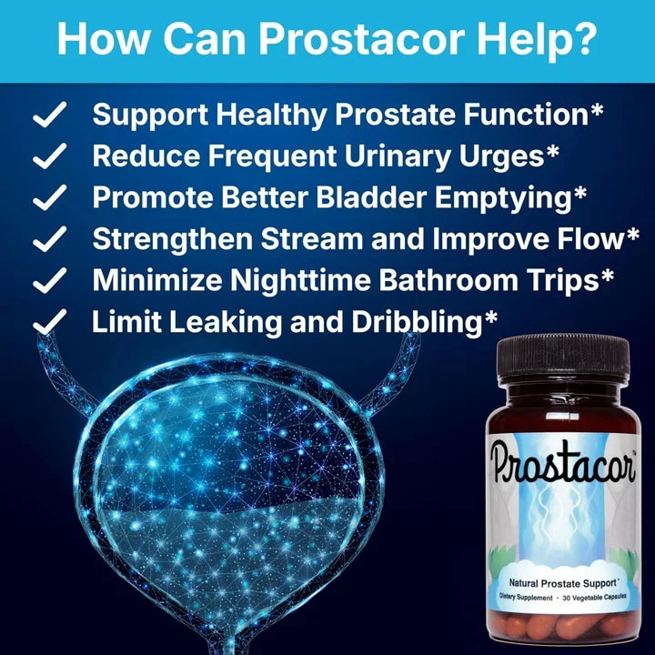 Prostacor Natural Prostate Support 30 Capsules