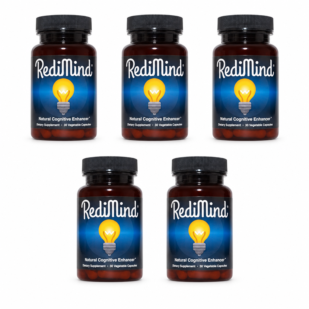 RediMind Natural Cognitive Enhancer 30 Capsules ( Pack of 5 )