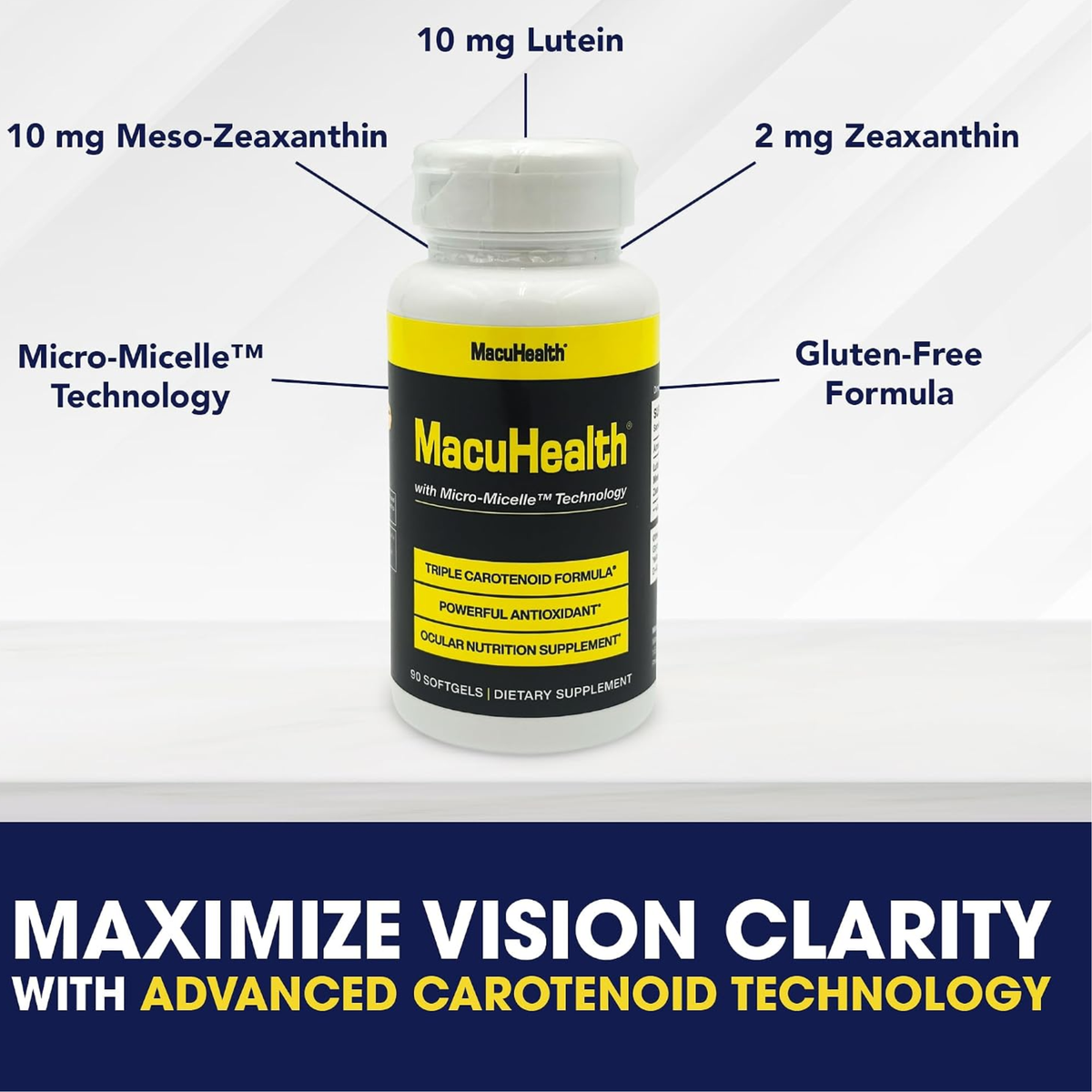 MacuHealth Triple Carotenoid Formula Eye Vitamins