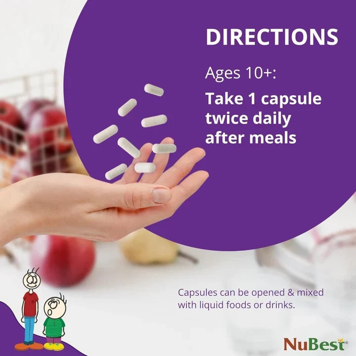 NuBest Tall 10+ Teens Growth Formula 60 Capsules