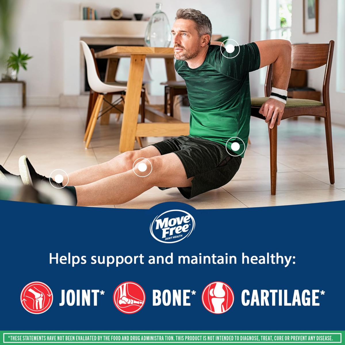 Schiff Move Free Advanced Joint Health Plus MSM with Glucosamine - 120 Coated Tablets