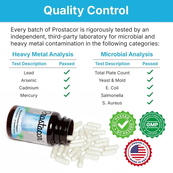 Prostacor Natural Prostate Support 30 Capsules