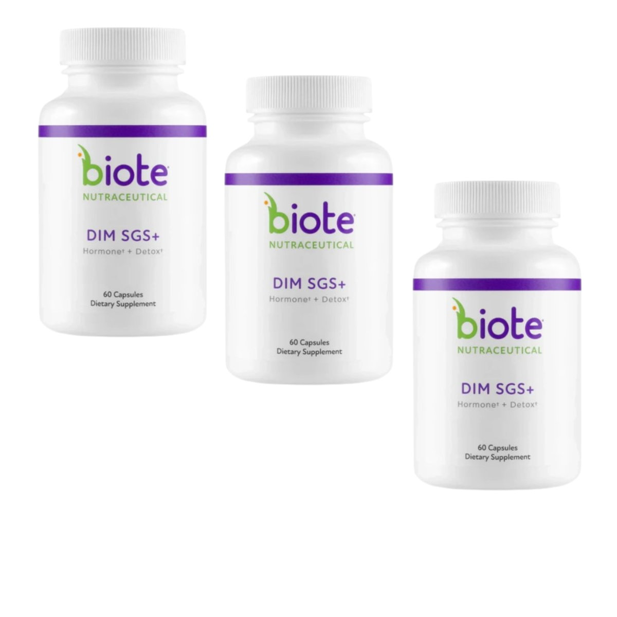 Biote Nutraceuticals DIM SGS+ Hormone + Detox — 60 Capsules