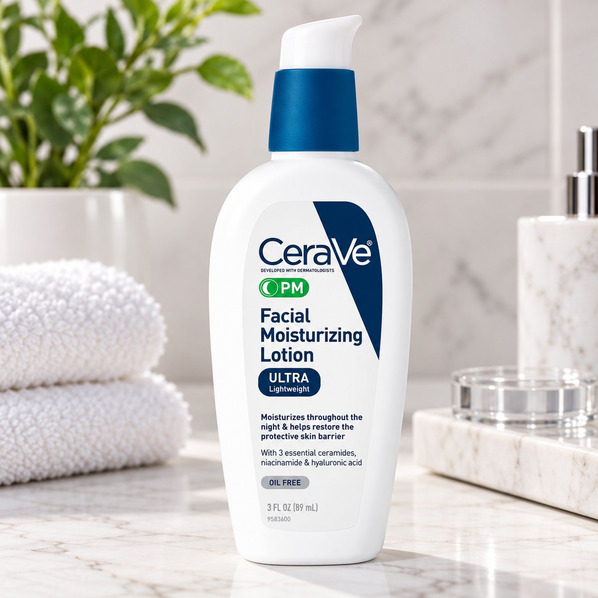 CeraVe PM Facial Moisturizing Lotion