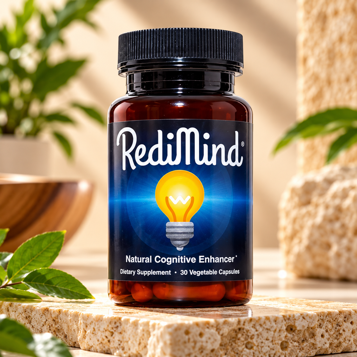 RediMind Natural Cognitive Enhancer 30 Vegetable Capsules ( Pack of 2 )