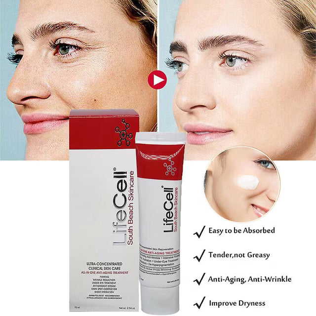 LifeCell All-In-One Skin Tightening Treatment ( Pack of 3 )