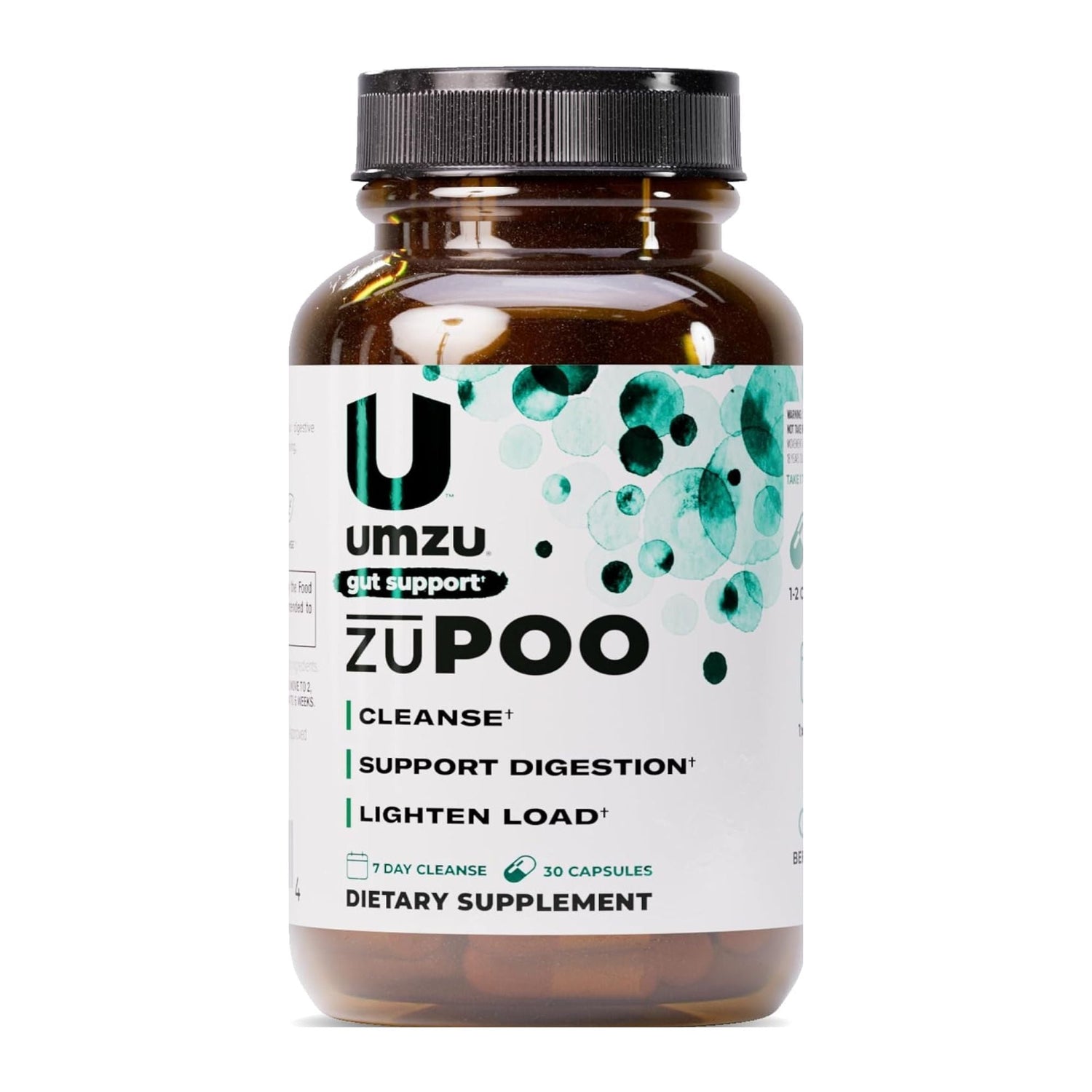 UMZU zuPOO Gut Support 30 Capsules | 7-Day Cleanse